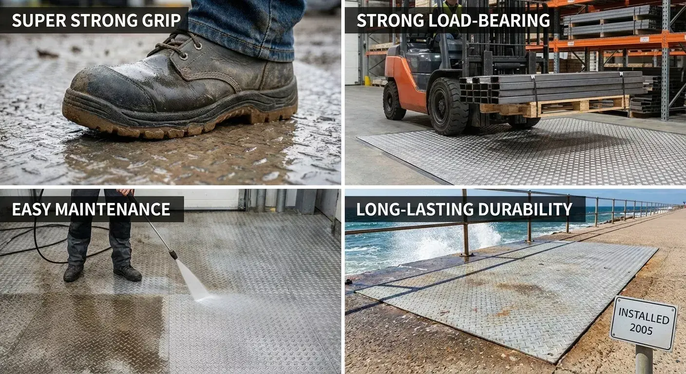 Galvanized Checkered Steel Plate